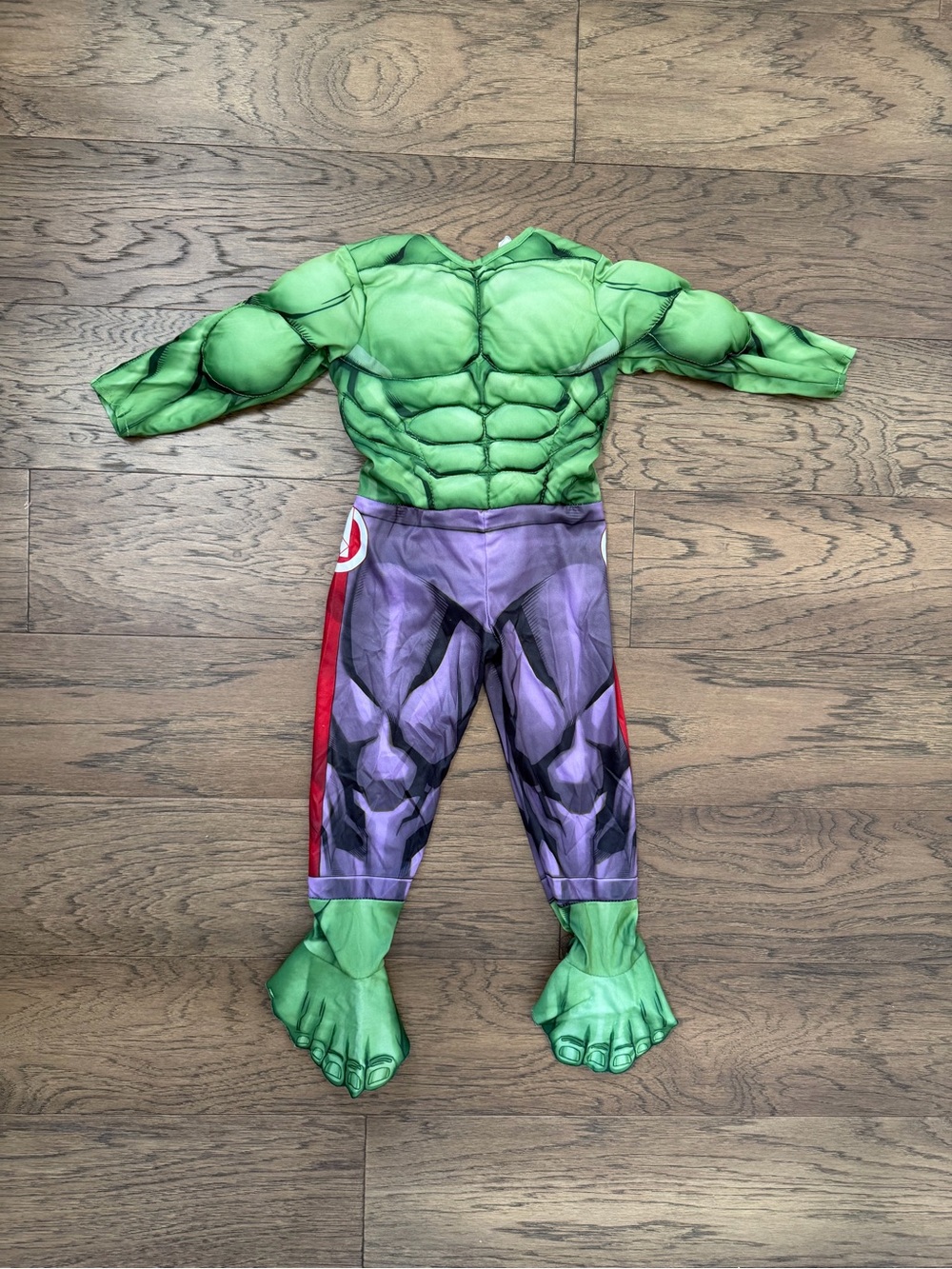 Rubie's Green and Purple Hulk Muscle Costume Jumpsuit